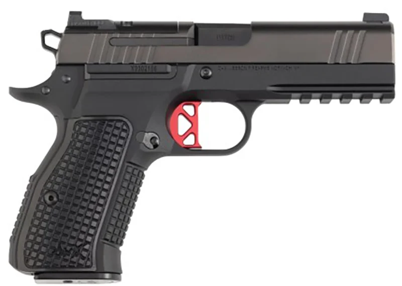 Dan W DWX COMPACT 9mm 4" OR/Rail, Blk, 15-rd