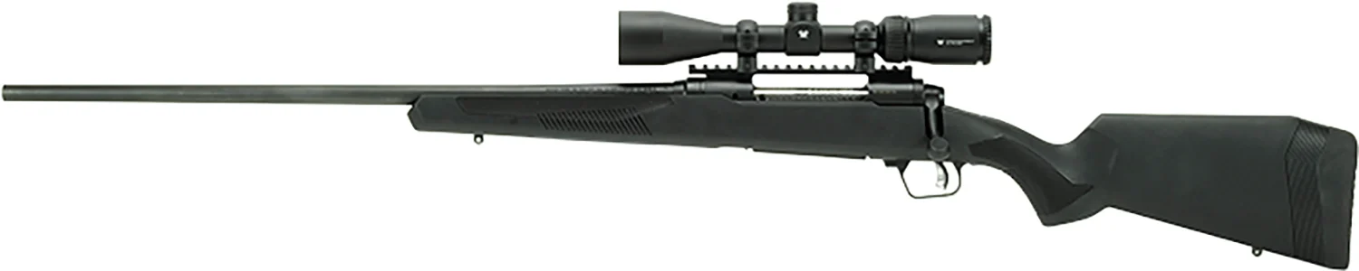 Savage Arms 57323 110 Apex Hunter XP 25-06 Rem 4+1 24", Matte Black Metal, Synthetic Stock, Vortex Crossfire II 3-9x40mm Scope, Left Hand