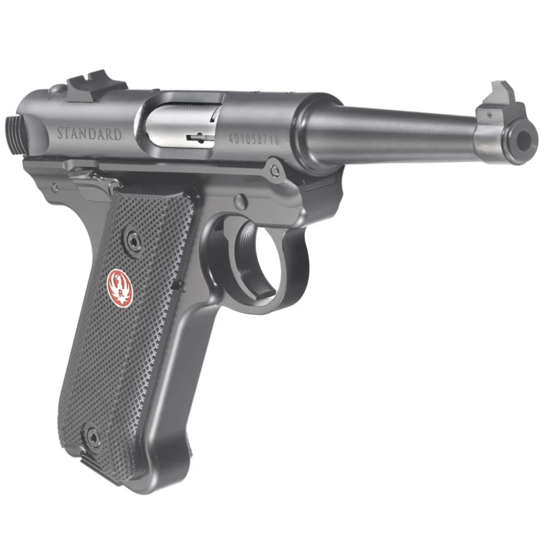 RUGER MRK IV STD 22LR 4.75" BLUED BLK GRP FXD SIGHT