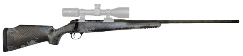 Fierce Firearms FRG7MMRM24BU Twisted Rage Full Size 7mm Rem Mag 3+1 24" Black Cerakote Fluted Threaded Barrel, Black Cerakote Steel Receiver, Urban Camo C3 Carbon Rage w/Pic Rail Carbon Fiber Stock