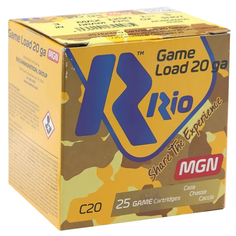 Rio Ammunition 20 Gauge – 25rd