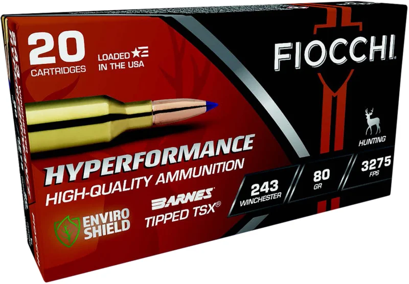 Fiocchi .243 Winchester 80gr TSX – 20rd
