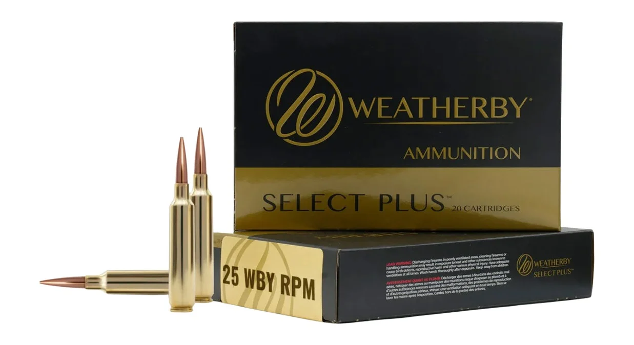 Weatherby .25 Weatherby RPM N/A N/A – 20rd