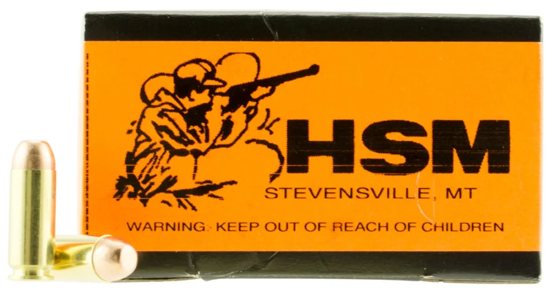 HSM 10MM2N Training 10mm Auto 180 gr Full Metal Jacket 50 Per Box/ 20 Case