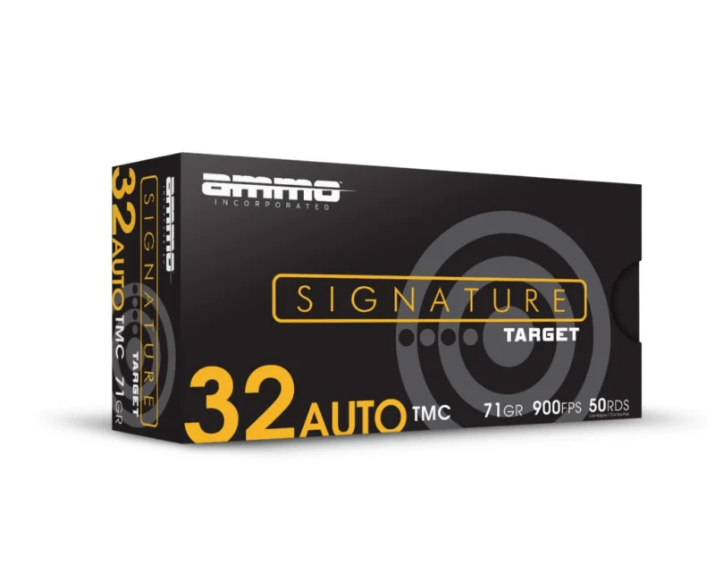 Ammo Inc Signature Target .32 ACP Handgun Ammo - 71 Grain | TMC | 50rd Box