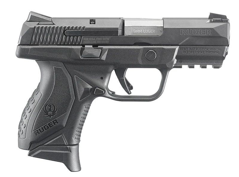 AmerProCompact 9mm 3.5" Blk-SS 3-Dot17rd