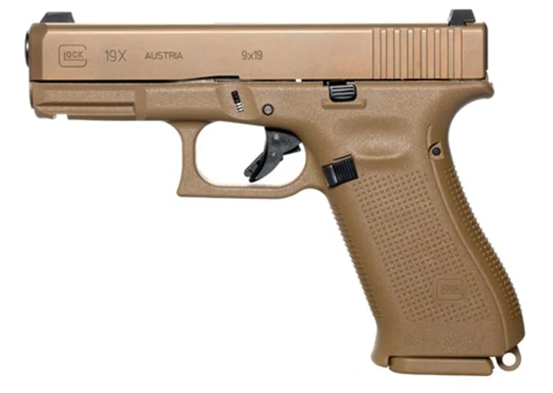 19X Gen5 9mm 4" GNS CoyoteBrwn Gen5 3/10