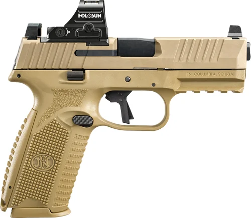 FN 509 FULL SIZE MRD 9MM NMS - W/ HOLOSUN 407C 2-17RD FDE