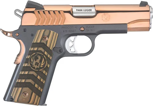RUGER SR1911 9MM FS 9-SHOT - COMMANDER POLISHED ROSE (TALO)