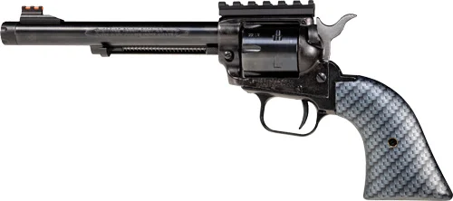 HERITAGE 22LR 6.5" FS BLUED - CARBON FIBER GRIPS THREADED