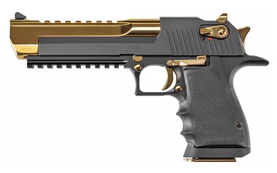 DE L6 44MAG 6" 8RD BLK/GLD