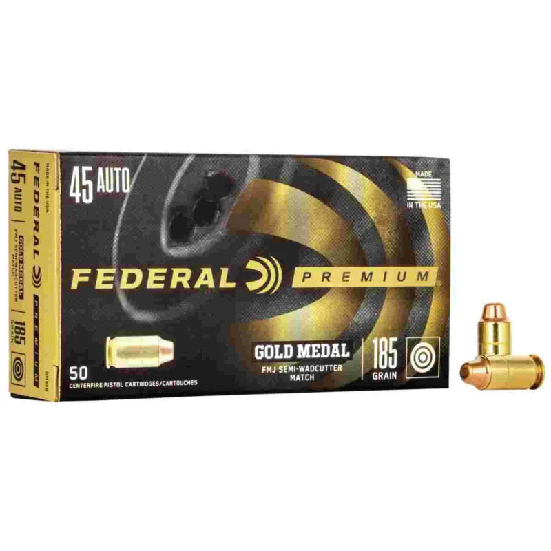 Federal .45 ACP 185gr FMJ – 50rd