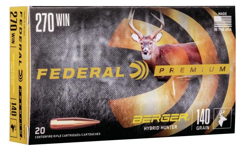 Federal .270 Winchester 140gr BTHP – 20rd