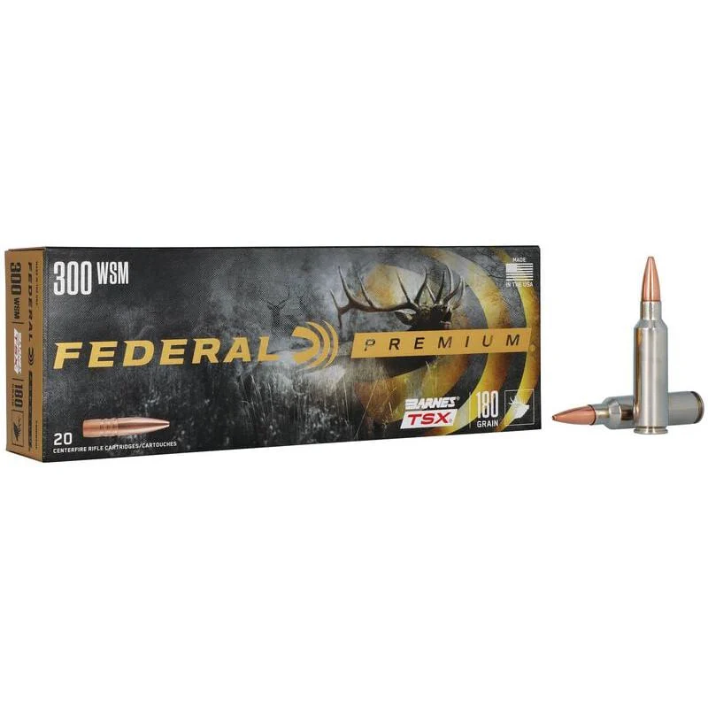 Federal .300 WSM 180gr TSX – 20rd