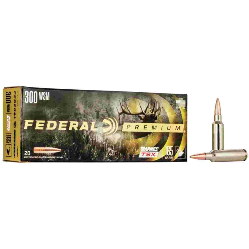 Federal .300 WSM 165gr TSX – 20rd