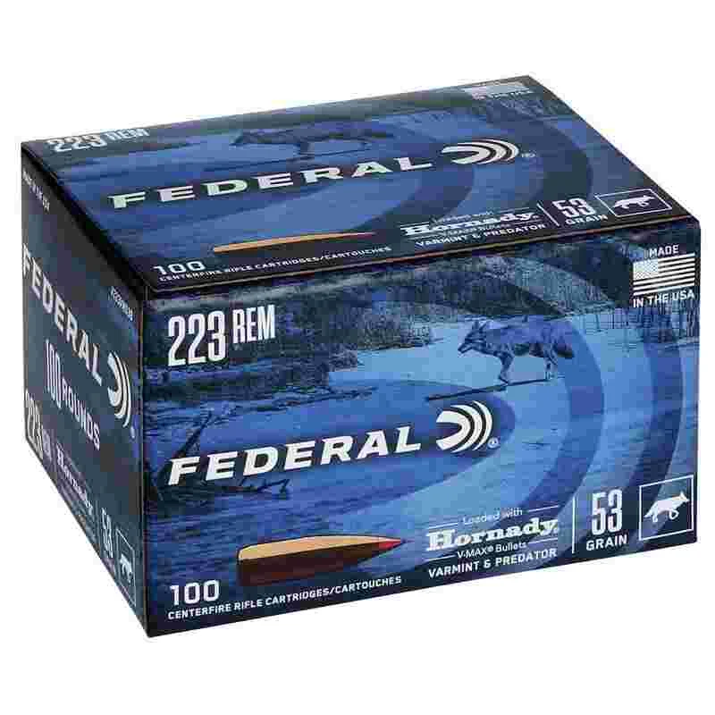 Federal .223 Remington 53gr FMJ – 100rd
