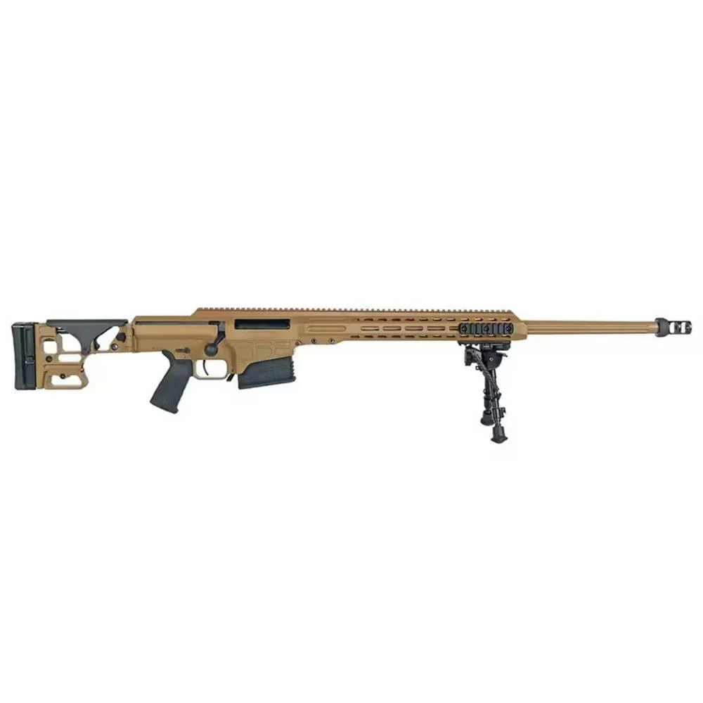 Barrett MK 22 Deployment Kit Rifle 338 Norma/300 Norma/308 Win 10rd Magazines (5) 27" Fluted Barrel Coyote Brown with Leupold Contract Optic