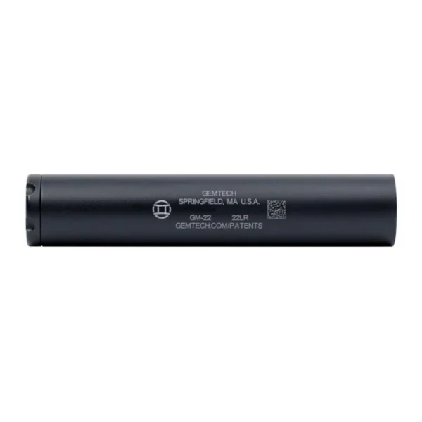 Gemtech GM-22 Direct Thread Aluminum Rimfire Suppressor .22LR Black