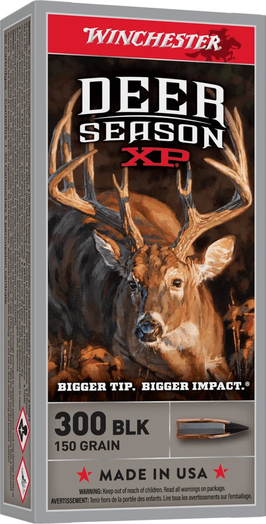 WINCHESTER DEER SEASON XP 300BLK 150GR 20RD BX 200RD CASE